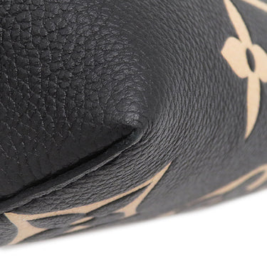 ルイヴィトン LOUIS VUITTON ポシェット コスメティック M59086 ノワール×ベージュ モノグラムアンプラント ポーチ ゴールド金具 黒 バイカラー