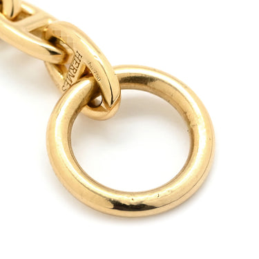 エルメス HERMES シェーヌダンクル TPM イエローゴールド K18YG ブレスレット 26コマ