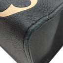 ルイヴィトン LOUIS VUITTON オンザゴー MM M45495 ブラック×ベージュ モノグラムアンプラント トートバッグ ゴールド金具 ショルダー 黒 バイカラー