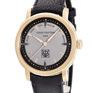 腕時計 ルイヴィトン LOUIS VUITTON エスカル オートマティック W3PG31 自動巻き メンズ 新品同様 K18PG無垢 LFT023.02 グレー 限定