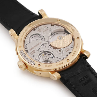 腕時計 ルイヴィトン LOUIS VUITTON エスカル オートマティック W3PG31 自動巻き メンズ 新品同様 K18PG無垢 LFT023.02 グレー 限定