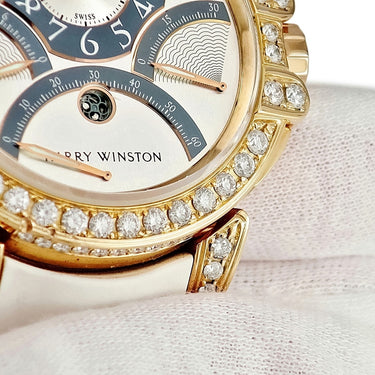 腕時計 ハリーウィンストン Harry Winston オーシャン トリプルレトログラード クロノグラフ 400-MCRA44R 自動巻き メンズ K18RG無垢 ダイヤ