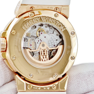 腕時計 ハリーウィンストン Harry Winston オーシャン トリプルレトログラード クロノグラフ 400-MCRA44R 自動巻き メンズ K18RG無垢 ダイヤ