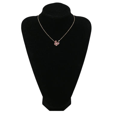 ヴァンクリーフアーペル Van Cleef & Arpels ドゥ パピヨン ペンダント VCARO3M200 ピンクXローズゴールド K18PG ピンクサファイヤ ダイヤモンド K18WG ネックレス ピンクゴールド 18K ピンクサファイア ダイヤモンド