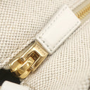 プラダ PRADA ウィッカー ミニ ハンドバッグ 1BG469 ベージュ×ホワイト ラタン キャンバス 2WAYバッグ ゴールド金具 新品 未使用 かごバッグ ショルダー 三角ロゴ