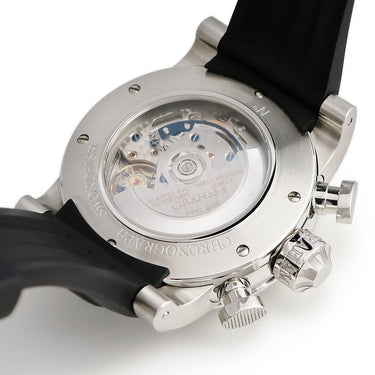 腕時計 グラハム GRAHAM ソードフィッシュ ブースター 2SWBS.B37R 自動巻き メンズ 未使用 クロノグラフ ブラック 黒 シルバー