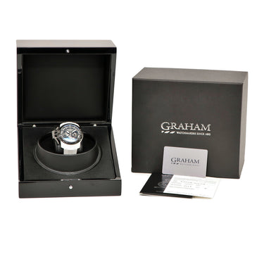 腕時計 グラハム GRAHAM クロノファイター スーパーライト カーボン スケルトン 2CCCK.W01A 自動巻き メンズ 未使用 クロノグラフ
