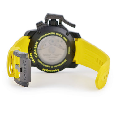 腕時計 グラハム GRAHAM クロノファイター スーパーライト カーボン イエロー 2CCBK.B15A 自動巻き メンズ 未使用 クロノグラフ 黄