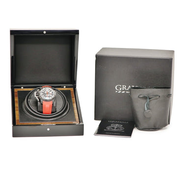 腕時計 グラハム GRAHAM クロノファイター スーパーライト カーボン レッド 2CCBK.B11A 自動巻き メンズ 未使用 クロノグラフ 赤