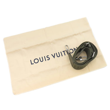 ルイヴィトン LOUIS VUITTON シティ キーポル M21437 カーキ グレインレザー 2WAYバッグ シルバー金具 深緑 ボストン ショルダー イニシャル刻印あり