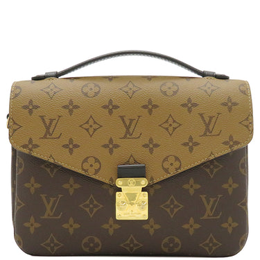 ルイヴィトン LOUIS VUITTON ポシェット メティス MM M44876 モノグラムリバース モノグラムキャンバス モノグラムリバースキャンバス 2WAYバッグ ゴールド金具 茶 ショルダー