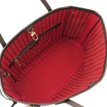 ルイヴィトン LOUIS VUITTON ネヴァーフルPM N41359 ダミエエベヌ ダミエキャンバス トートバッグ ゴールド金具 茶 ハンドバッグ