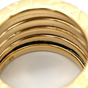 ブルガリ BVLGARI ビーゼロワン B-zero1 5バンドリング イエローゴールド K18YG #48 リング 指輪 BVLGARI イエローゴールド YG Au750 18K 18金 7.5号