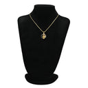 ウォルサム WALTHAM イエローゴールド×ホワイトゴールド K18YG K18WG ダイヤモンド ルビー ネックレス Au750 18K 18金 ダイヤ ルビー フクロウモチーフ スイング ムービング チェーン社外品