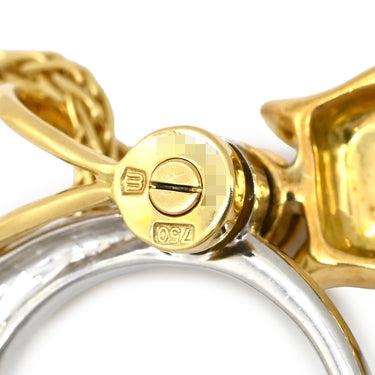 ウォルサム WALTHAM イエローゴールド×ホワイトゴールド K18YG K18WG ダイヤモンド ルビー ネックレス Au750 18K 18金 ダイヤ ルビー フクロウモチーフ スイング ムービング チェーン社外品