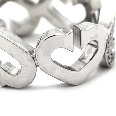 カルティエ Cartier Cハート ダイヤ ホワイトゴールド K18WG ダイヤモンド ＃48(JP8) リング 指輪 750 WG 18金 18K 10号