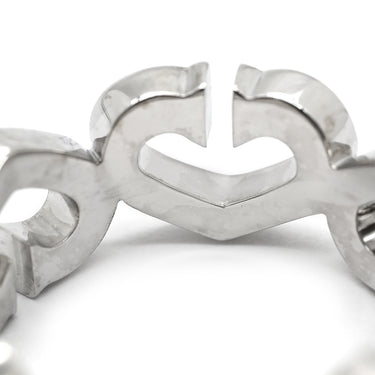 カルティエ Cartier Cハート ダイヤ ホワイトゴールド K18WG ダイヤモンド ＃48(JP8) リング 指輪 750 WG 18金 18K 10号