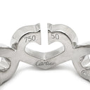 カルティエ Cartier Cハート ダイヤ ホワイトゴールド K18WG ダイヤモンド ＃48(JP8) リング 指輪 750 WG 18金 18K 10号