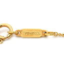 ティファニー Tiffany & Co スリーフープ ダイヤ ネックレス イエローゴールド K18YG ダイヤモンド ネックレス T&Co. Au750 18K 18金 1粒 1P