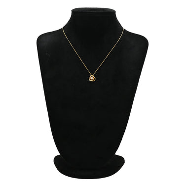 ティファニー Tiffany & Co スリーフープ ダイヤ ネックレス イエローゴールド K18YG ダイヤモンド ネックレス T&Co. Au750 18K 18金 1粒 1P