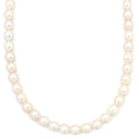 ノンブランド NON BRAND パール パールホワイト パール シルバー ネックレス 真珠 あこやパール フォーマル 一連 750 アコヤ真珠 42.5cm ラウンドシェイプ