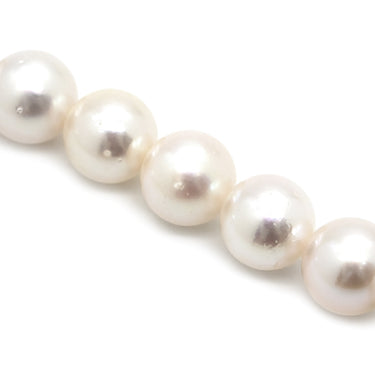 ノンブランド NON BRAND パール パールホワイト パール シルバー ネックレス 真珠 あこやパール フォーマル 一連 750 アコヤ真珠 42.5cm ラウンドシェイプ
