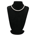 ノンブランド NON BRAND パール パールホワイト パール シルバー ネックレス 真珠 あこやパール フォーマル 一連 750 アコヤ真珠 42.5cm ラウンドシェイプ