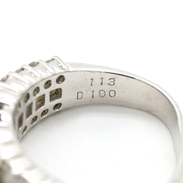 ノンブランド NON BRAND ルビー 1.1ct ダイヤリング プラチナシルバー Pt900 ルビー ダイヤモンド リング 指輪 レッド 赤 1石 オーバルミックスカット ダイヤモンド 指輪 9号