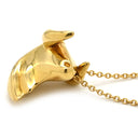 ティファニー Tiffany & Co イエローゴールド K18YG ネックレス T＆Co. エルサ ペレッティ Au750 18K 18金 ブルモチーフ