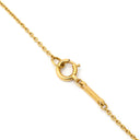 ティファニー Tiffany & Co イエローゴールド K18YG ネックレス T＆Co. エルサ ペレッティ Au750 18K 18金 ブルモチーフ