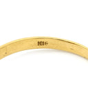 ノンブランド NON BRAND 珊瑚 8mm イエローゴールド K18YG 珊瑚 リング 指輪 サンゴ さんご 赤 血赤 レッド ラウンドシェイプ 10.5号