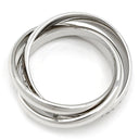 カルティエ Cartier トリニティ 1998年クリスマス限定 ホワイトゴールド K18WG #55 リング 指輪 ホワイトゴールド Au750 18K 18金 3重 3連 13号