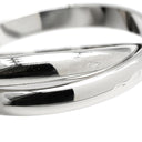 カルティエ Cartier トリニティ 1998年クリスマス限定 ホワイトゴールド K18WG #55 リング 指輪 ホワイトゴールド Au750 18K 18金 3重 3連 13号