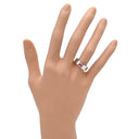 カルティエ Cartier タンクリング ピンクXホワイトゴールド K18WG ピンクトルマリン #50(JP10) リング 指輪 750 18金 18K 9.5号