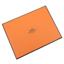 エルメス HERMES ベアンコンパクト ハバナ アリゲーター 二つ折り財布 シルバー金具 茶 クロコ