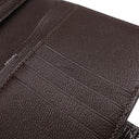 エルメス HERMES ベアンコンパクト ハバナ アリゲーター 二つ折り財布 シルバー金具 茶 クロコ