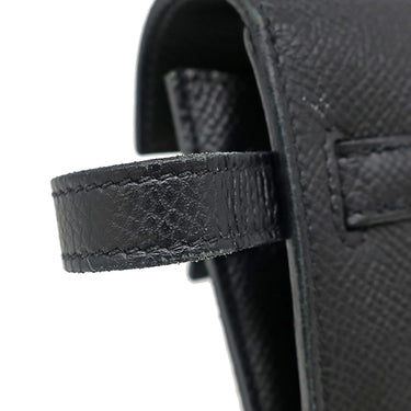 エルメス HERMES ケリーウォレット ロング トゥーゴー ブラック ヴォーエプソン 長財布 ゴールド金具 黒 ショルダー