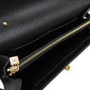 エルメス HERMES ケリーウォレット ロング トゥーゴー ブラック ヴォーエプソン 長財布 ゴールド金具 黒 ショルダー