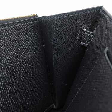 エルメス HERMES ケリーウォレット ロング トゥーゴー ブラック ヴォーエプソン 長財布 ゴールド金具 黒 ショルダー