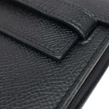 エルメス HERMES ケリーウォレット ロング トゥーゴー ブラック ヴォーエプソン 長財布 ゴールド金具 黒 ショルダー