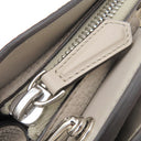 フェンディ FENDI ピーカブー アイ シー ユー ミディアム 7VA529 グレー レザー 2WAYバッグ シルバー金具 ISeeU ハンドバッグ ショルダーバッグ