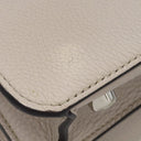 フェンディ FENDI ピーカブー アイ シー ユー ミディアム 7VA529 グレー レザー 2WAYバッグ シルバー金具 ISeeU ハンドバッグ ショルダーバッグ