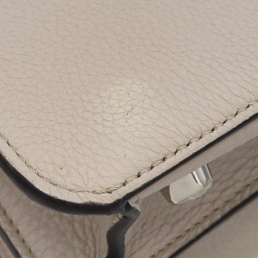 フェンディ FENDI ピーカブー アイ シー ユー ミディアム 7VA529 グレー レザー 2WAYバッグ シルバー金具 ISeeU ハンドバッグ ショルダーバッグ