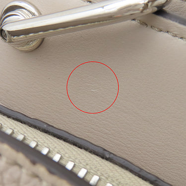 フェンディ FENDI ピーカブー アイ シー ユー ミディアム 7VA529 グレー レザー 2WAYバッグ シルバー金具 ISeeU ハンドバッグ ショルダーバッグ