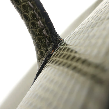 エルメス HERMES バーキン25 グリフォンセ リザード ハンドバッグ シルバー金具