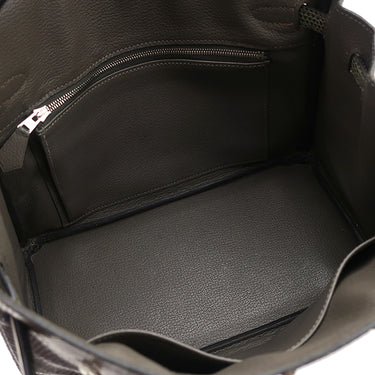 エルメス HERMES バーキン25 グリフォンセ リザード ハンドバッグ シルバー金具