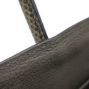 エルメス HERMES バーキン25 グリフォンセ リザード ハンドバッグ シルバー金具