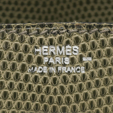 エルメス HERMES バーキン25 グリフォンセ リザード ハンドバッグ シルバー金具