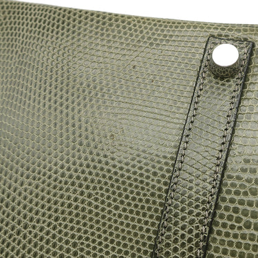 エルメス HERMES バーキン25 グリフォンセ リザード ハンドバッグ シルバー金具