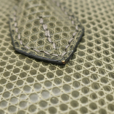 エルメス HERMES バーキン25 グリフォンセ リザード ハンドバッグ シルバー金具